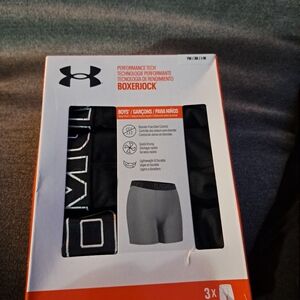 Under Armour Black Performance Boxer Briefs